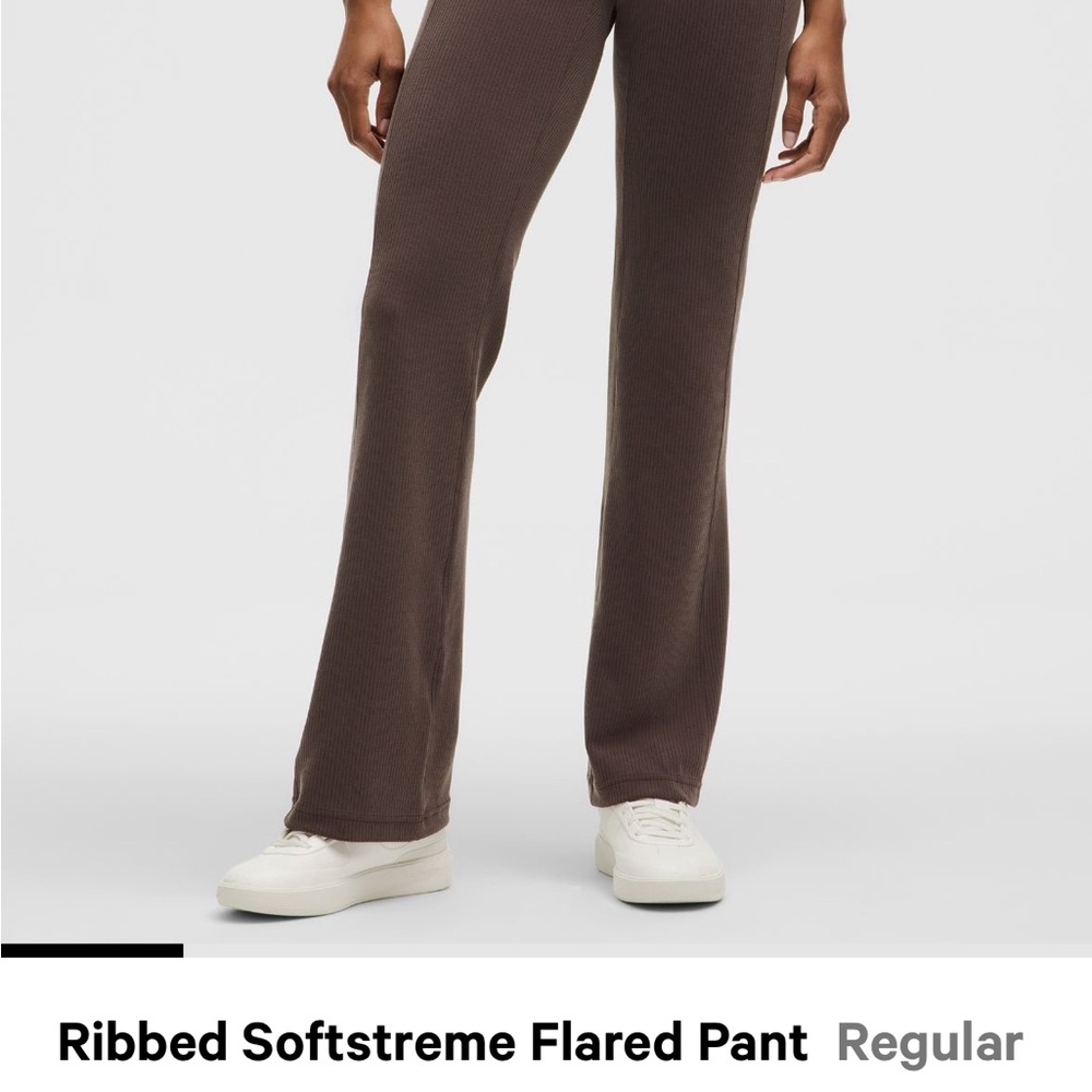 NWT SOLD OUT LULULEMON RIBBED SOFTSTREAM PANT SZ 8